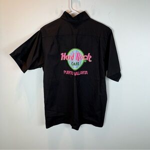 HARD ROCK CAFE Puerto Vallarta Button Down Shirt